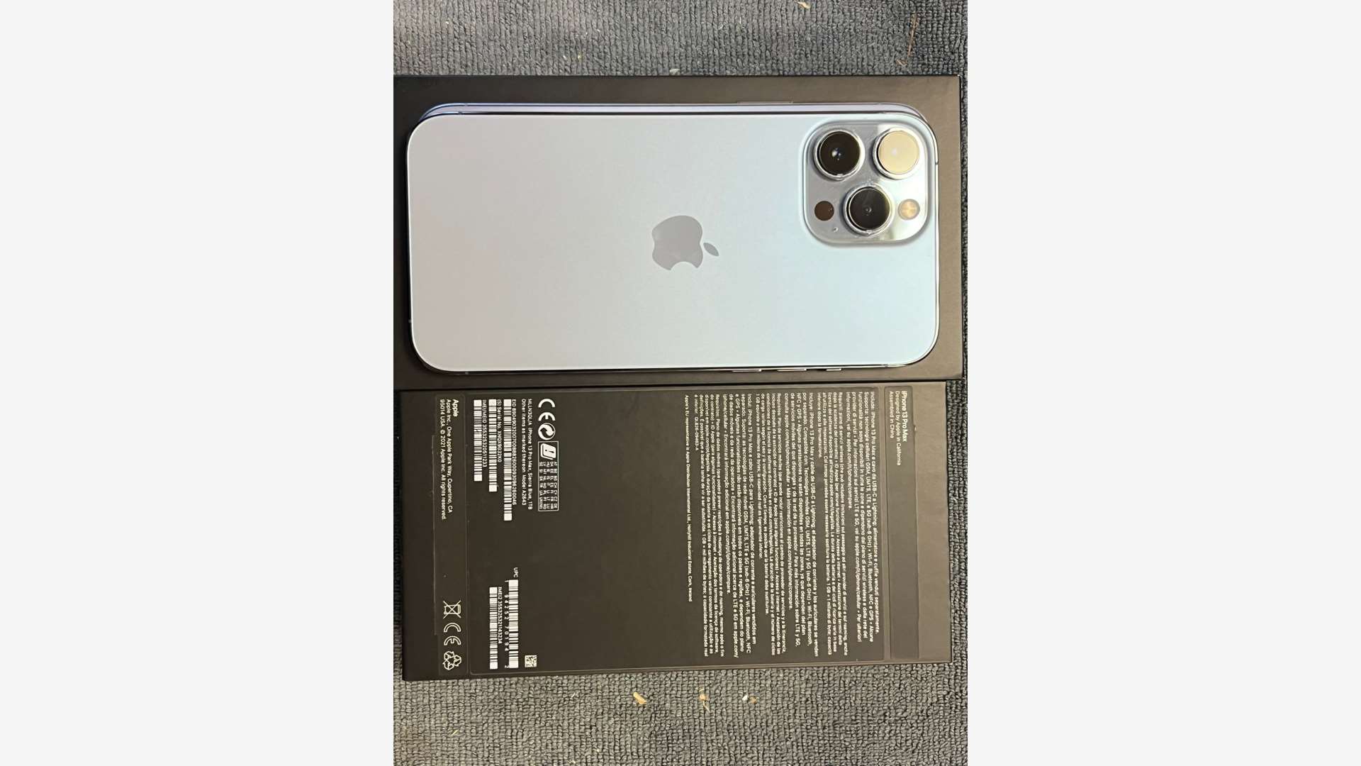 iphone 13 pro max azzurro